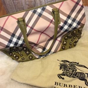 Burberry Tote with Studs